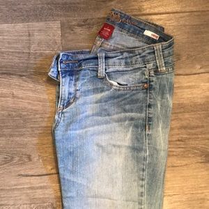 Arizona bootcut light wash jeans